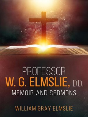 cover image of Professor W. G. Elmslie, D.D.